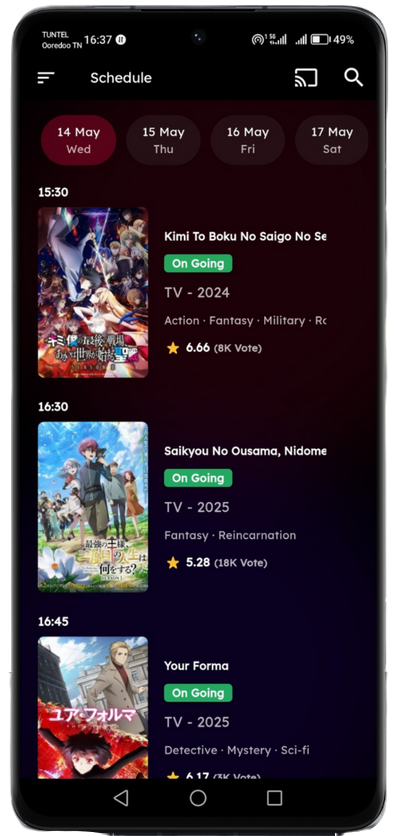 Anime Rift App Screenshot 4